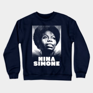 Nina Simone(American singer-songwriter and pianist) Crewneck Sweatshirt